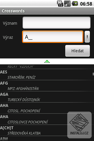Crosswords pro Android