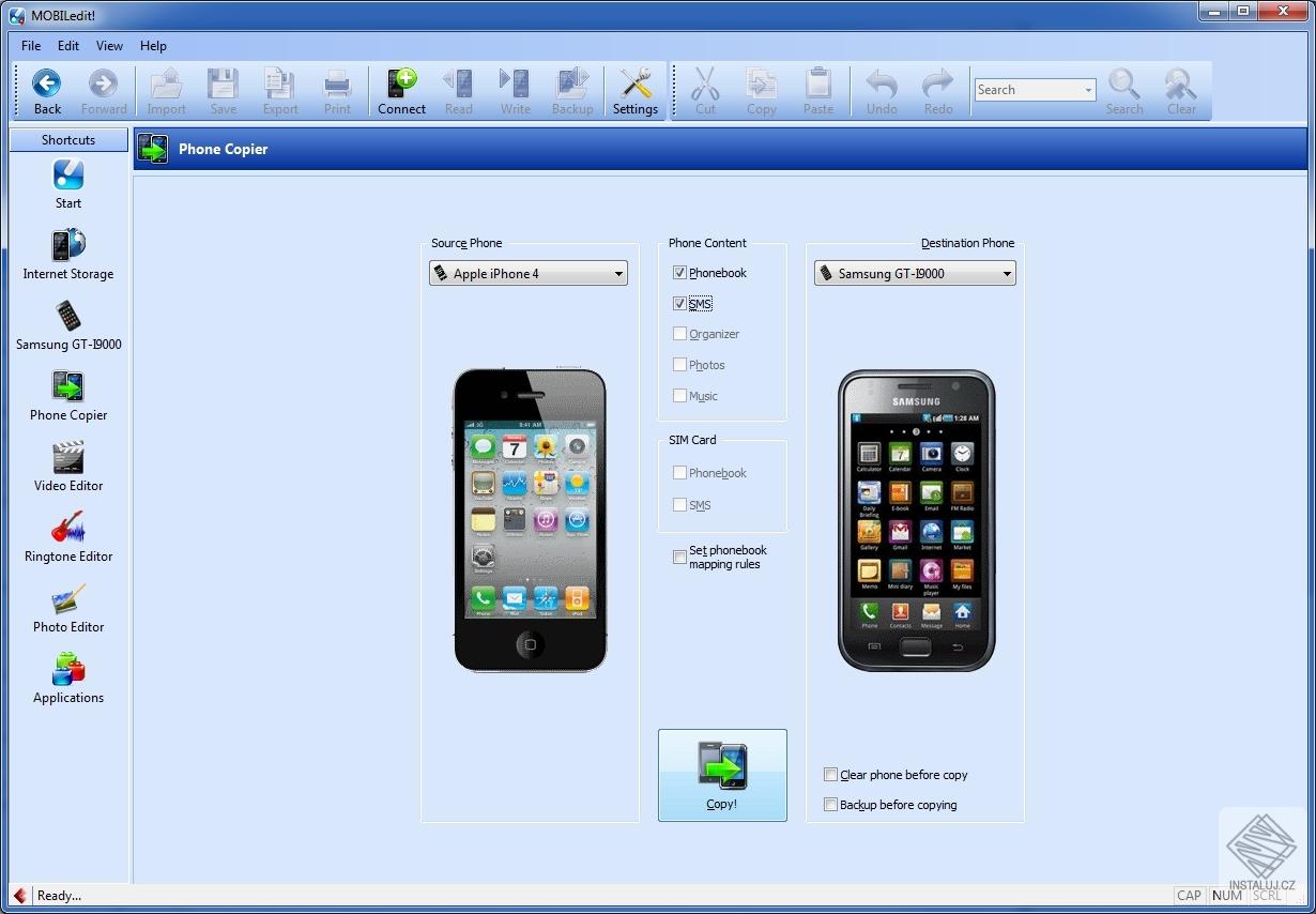 MOBILedit! Phone Copier