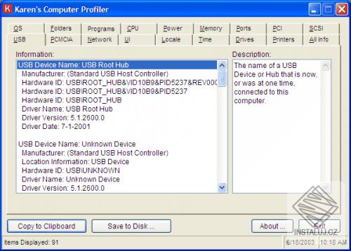 Karen´s Computer Profiler