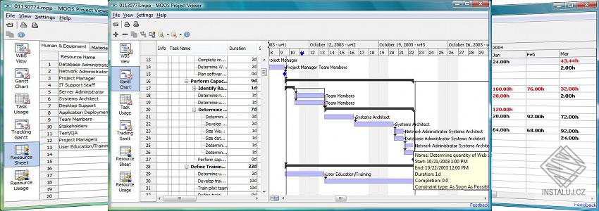 MOOS Project Viewer