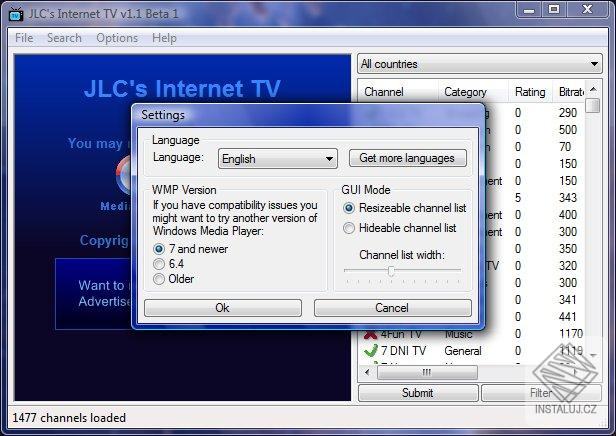 JLCs Internet TV