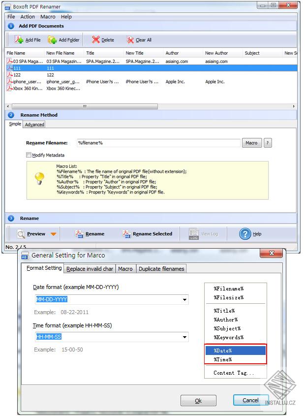 Boxoft PDF Renamer