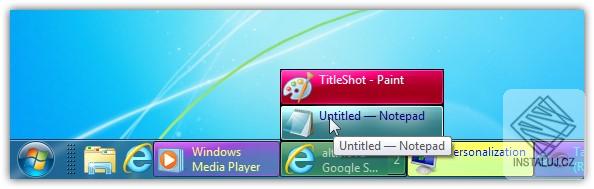 TaskBowFree taskbar