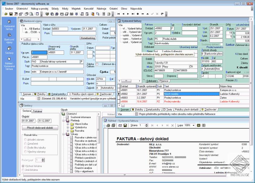 STEREO - ekonomický software