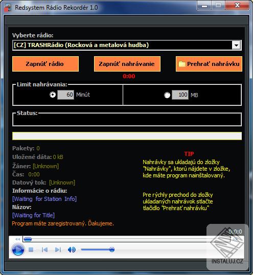 Redsystem Rádio Rekordér