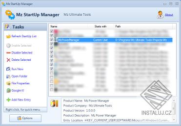 Mz StartUp Manager