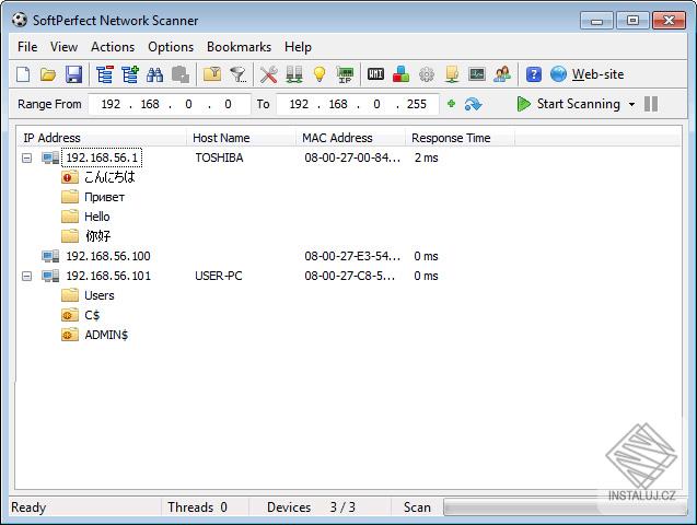 SoftPerfect Network Scanner