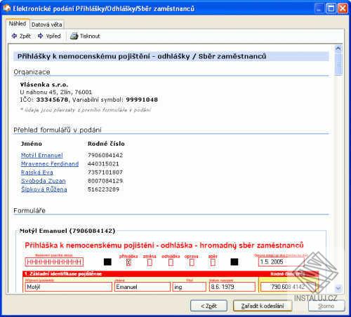 Manažer elektronických podání