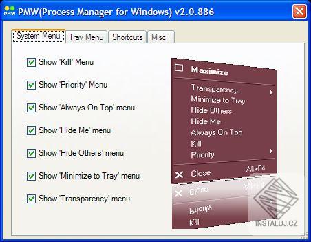 Process Manager For Windows