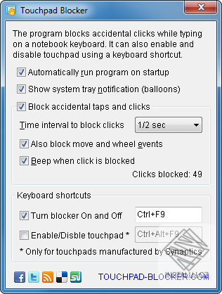 Touchpad Blocker