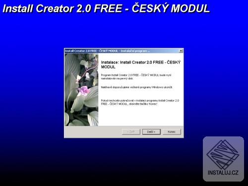 Install Creator - čeština