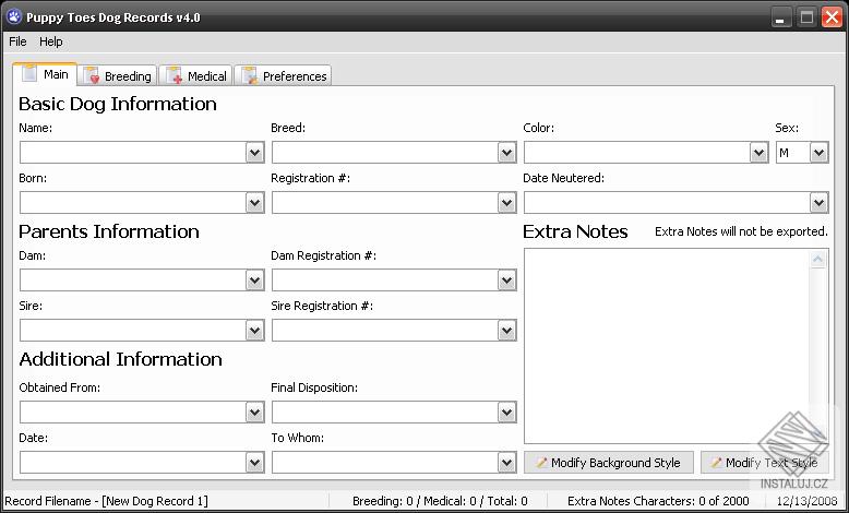 Puppy Toes Dog Records