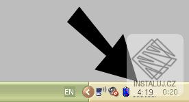 Tiny battery status