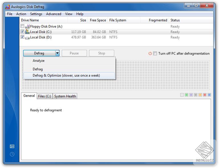 Auslogics Disk Defrag