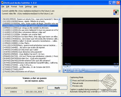 DivXLand Media Subtitler