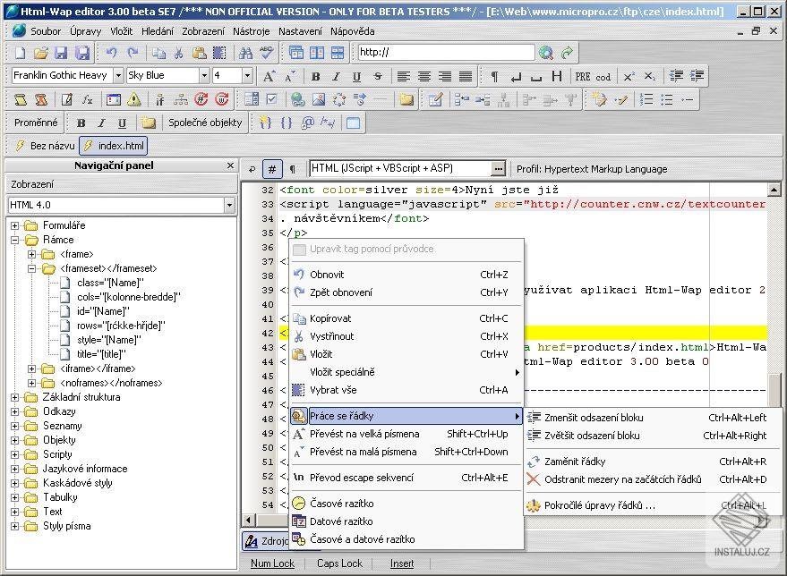 Html-Wap editor