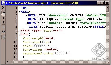 Golden HTML Editor