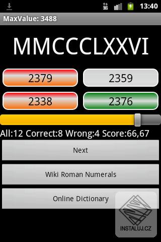 Testy z matematiky pro Android