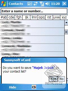 Sunnysoft vCard