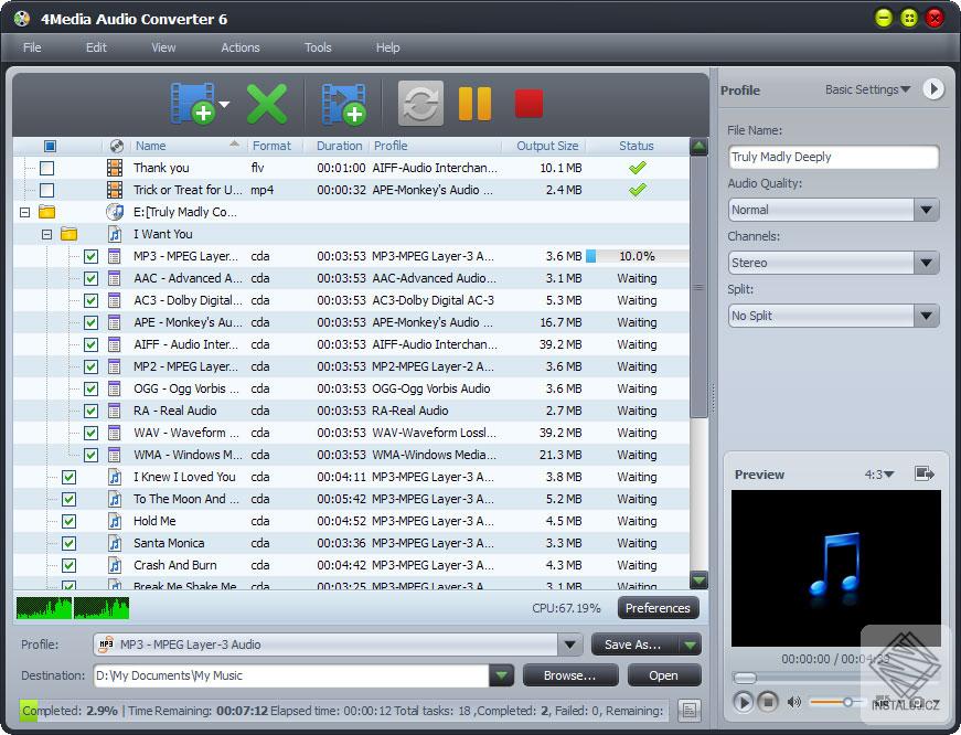 4Media Audio Converter