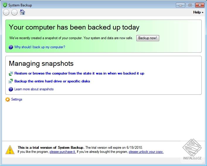 System Backup
