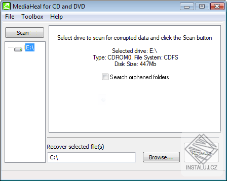 MediaHeal for CD and DVD