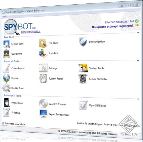 Spybot Search and Destroy