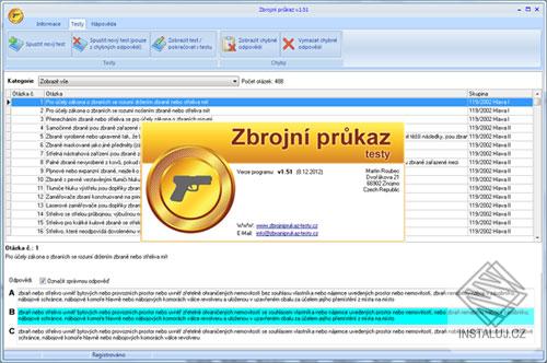 Zbrojní průkaz - testy
