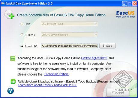 EaseUS Disk Copy Home Edition