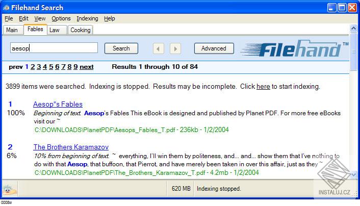 Filehand Search