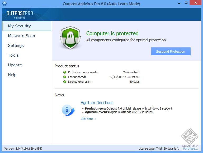 Outpost Antivirus Pro
