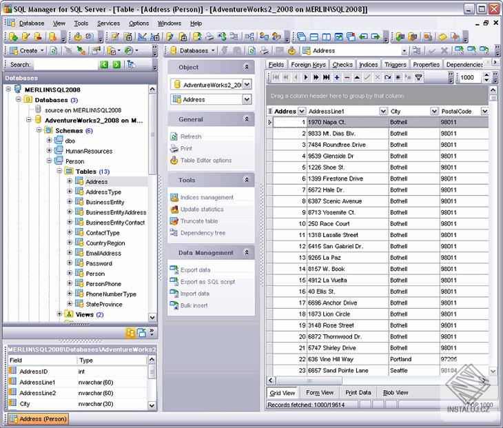 EMS MS SQL Manager