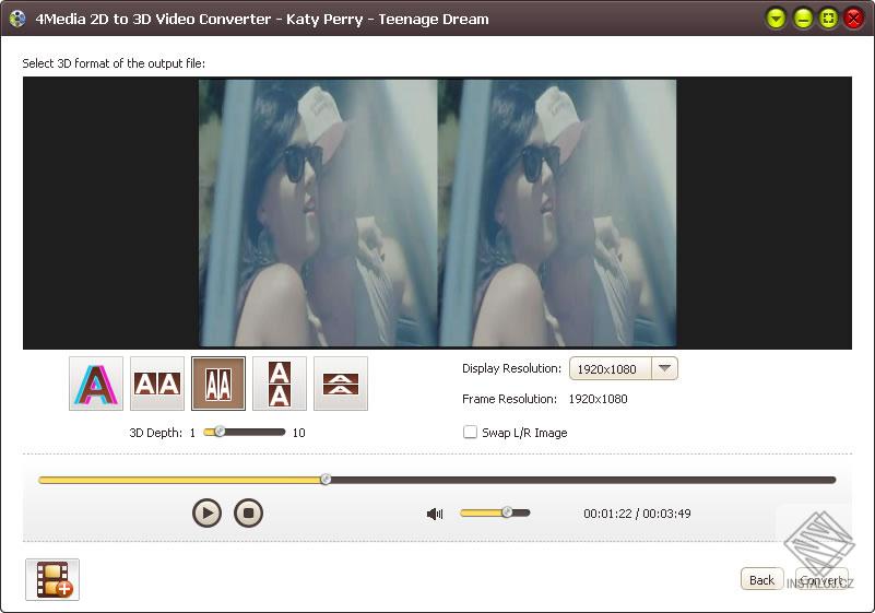 4Media 2D to 3D Video Converter