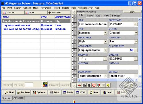ToDo Organizer Deluxe