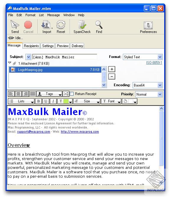 MaxBulk Mailer