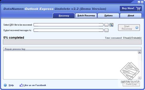 DataNumen Outlook Express Undelete