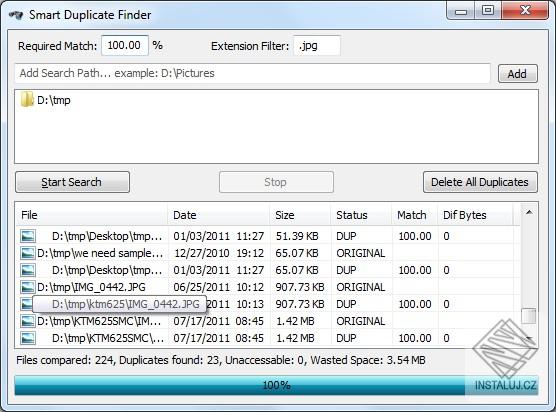Simple Duplicate Finder