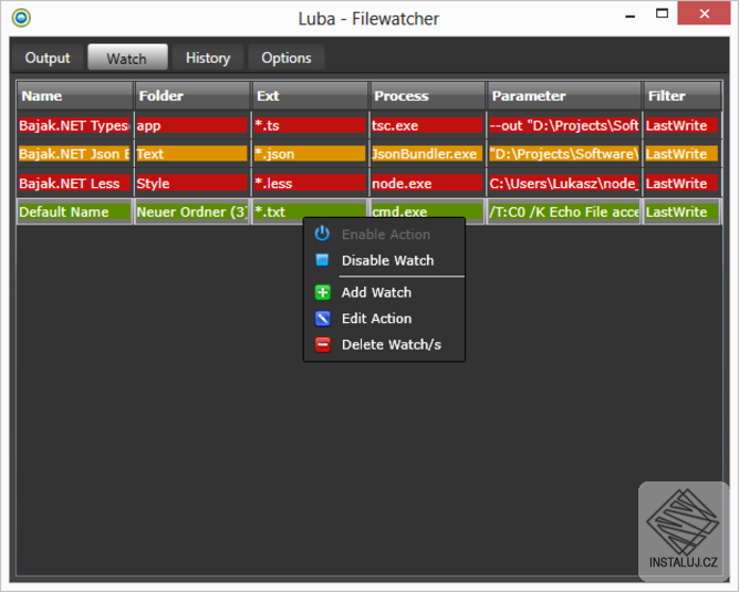Luba Filewatcher