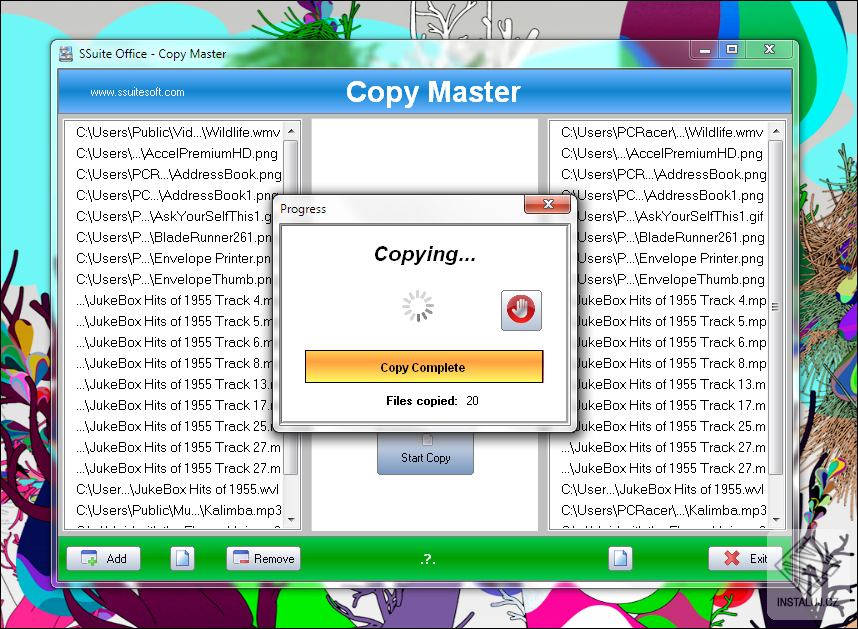 SSuite Copy Master
