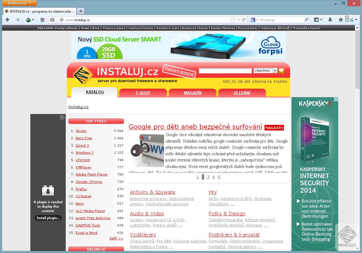 Tor Browser - INSTALUJ.cz - programy ke stažení zdarma - obrázek