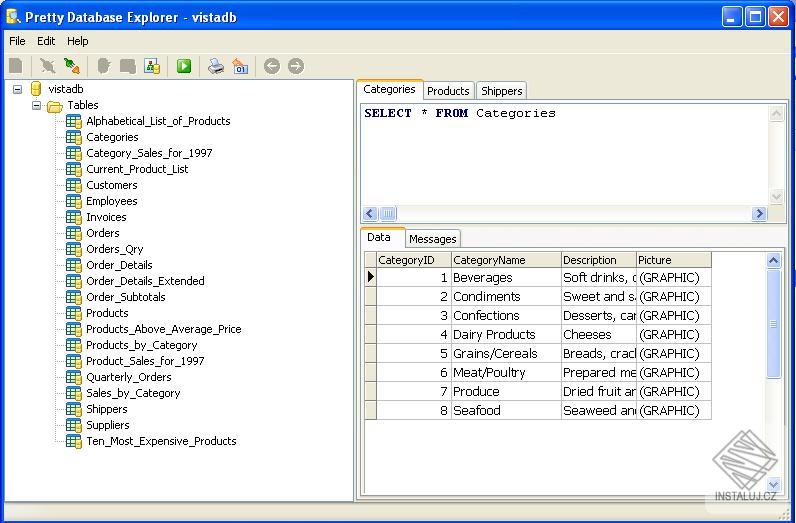 Pretty Database Explorer