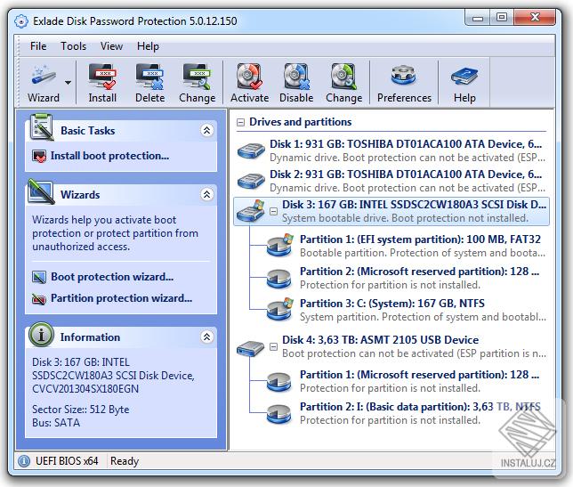 Disk Password Protection