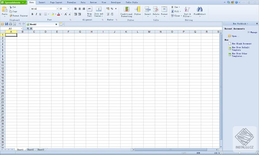 Kingsoft Spreadsheets Free 2013