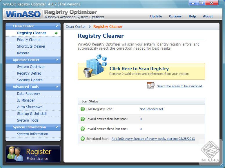 WinASO Registry Optimizer