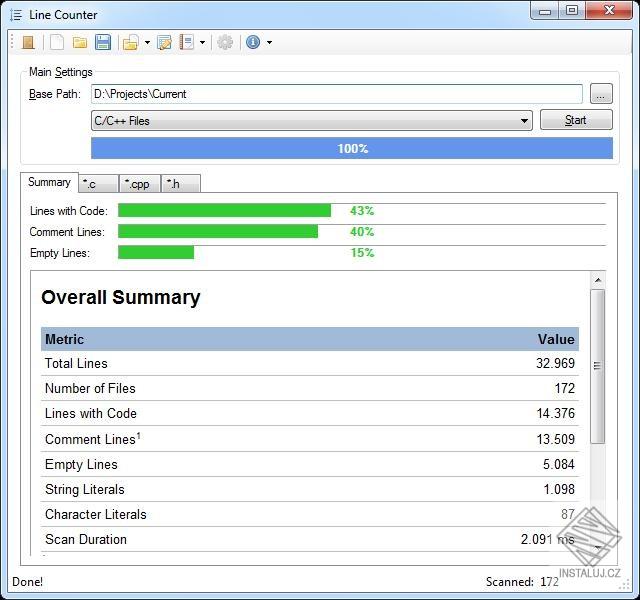 Line Counter .NET