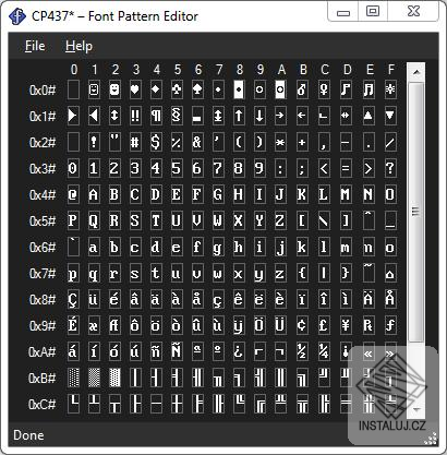 Font Pattern Editor