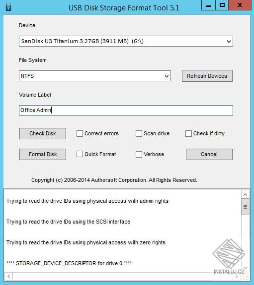 USB Disk Storage Format Tool