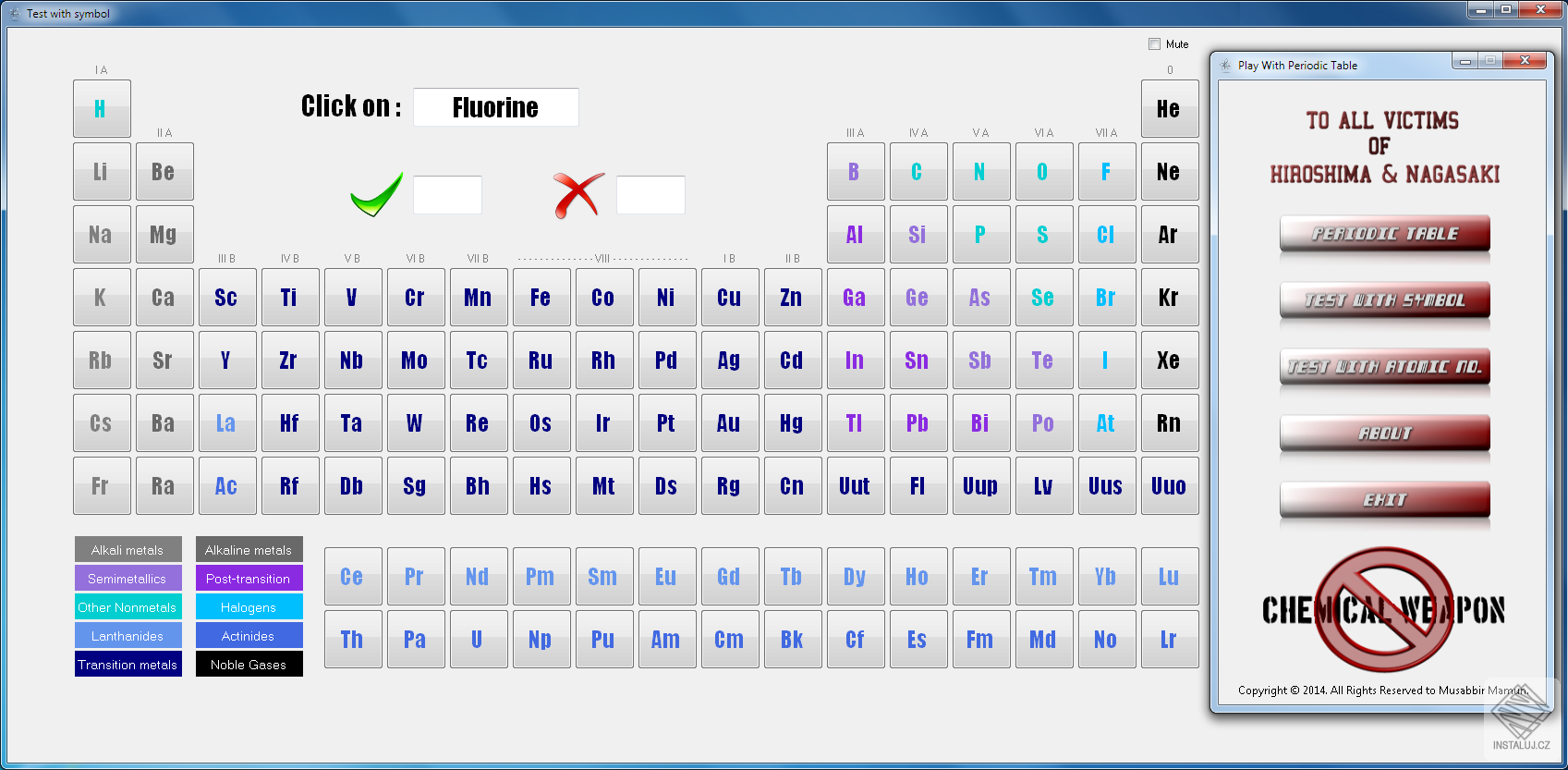 Play With Periodic Table