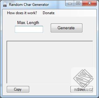 Random Char Generator