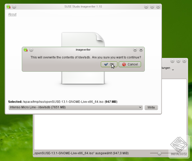 SUSE Studio ImageWriter